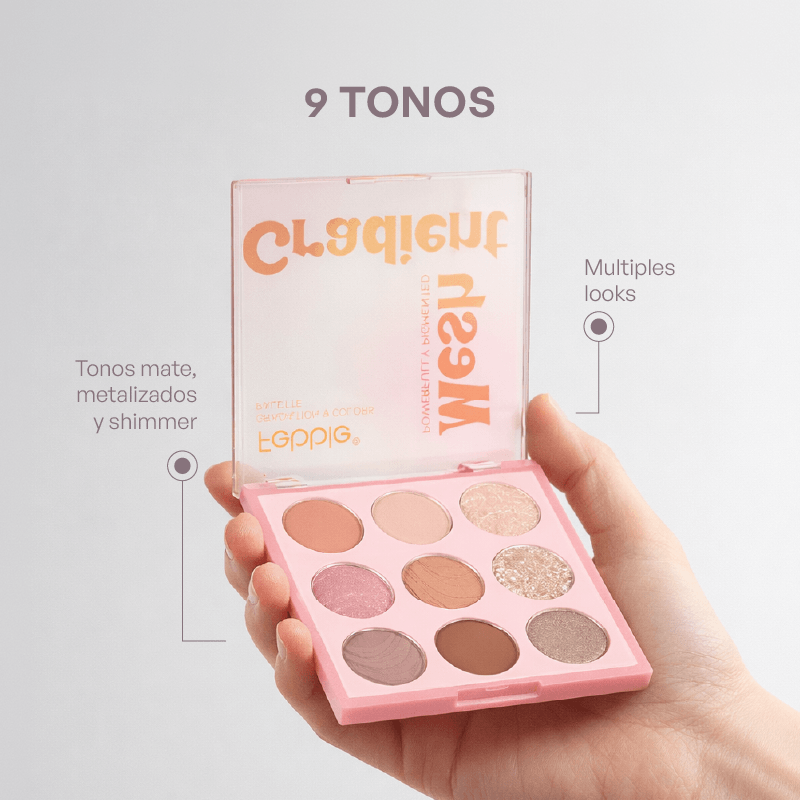 Paleta de Sombras Mesh Gradient