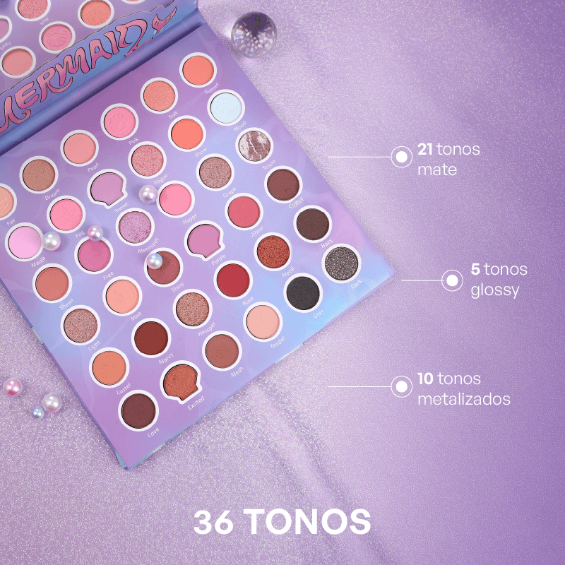 Paleta de Sombras Mermaid