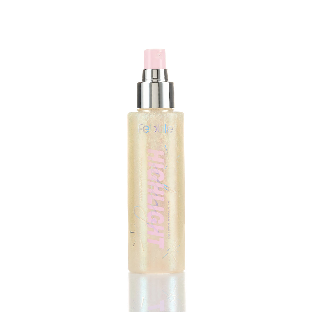 Spray Corporal y Facial con Brillo