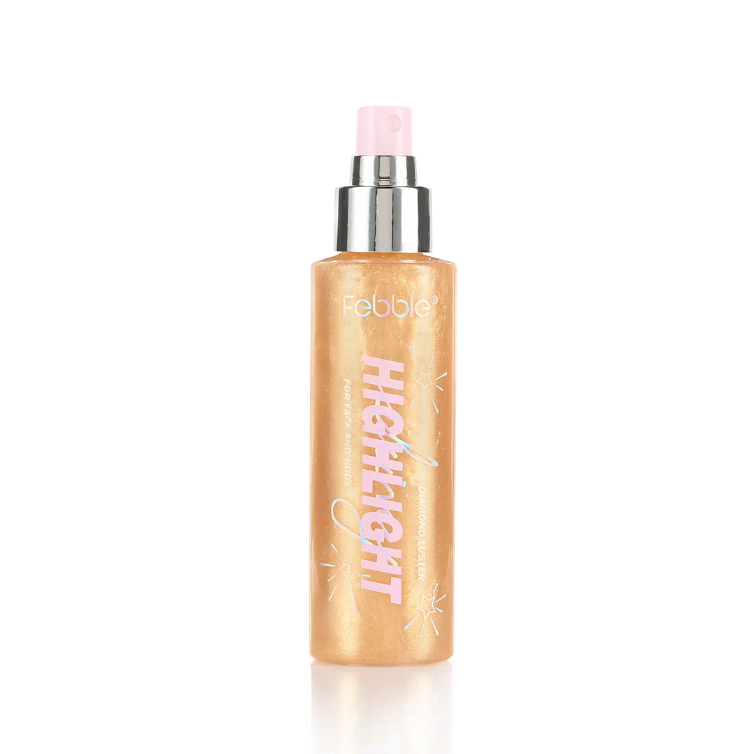 Spray Corporal y Facial con Brillo